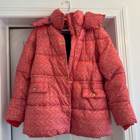 J. Crew Chateau Puffer Coat in Liberty® Toutouayette Fabric - Picture 4 of 11